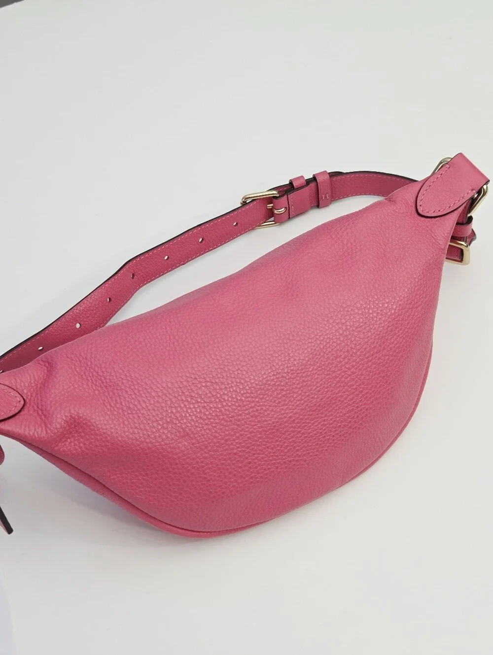 COACH BELT BAG FANNY PACK CROSSBODY PINK PEBBLE LEATHER F48738